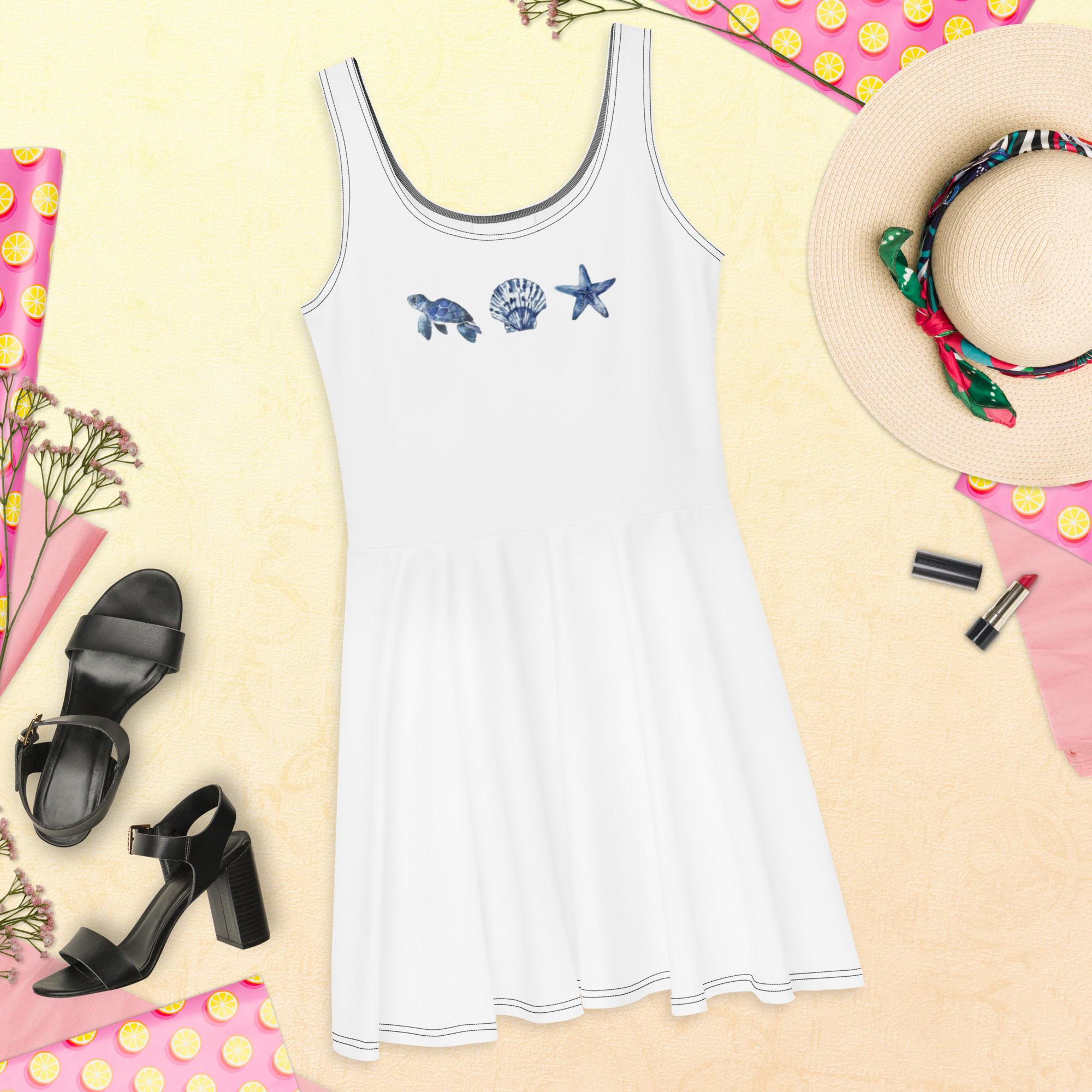 coastal charm skater dress coastal charm skater dress