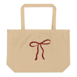 large organic tote bag